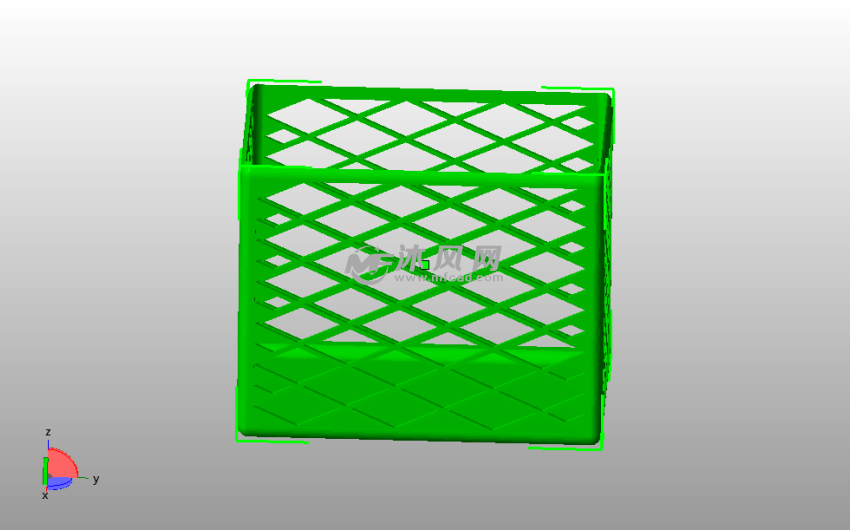 床侧小挂篮侧视图