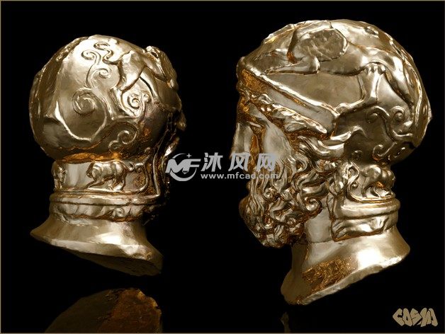 斯巴达英雄雕塑