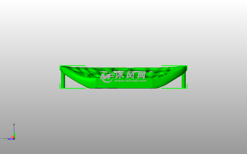  肥皂盒模型内主视图