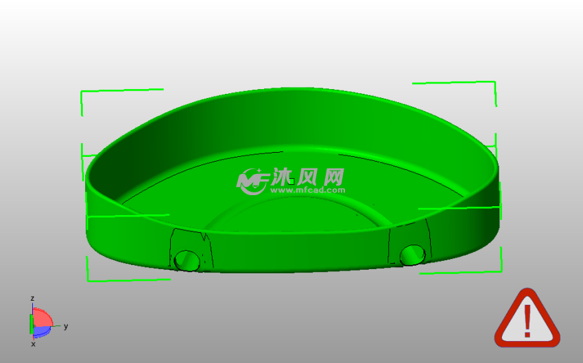  肥皂盒模型外主视图