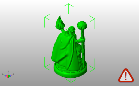 火炬手男巫斜视图