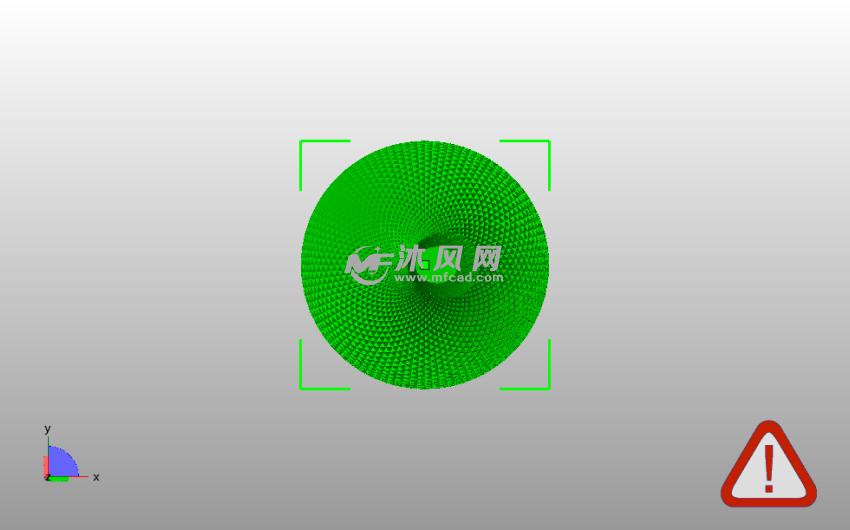 菱形北欧风花瓶俯视图