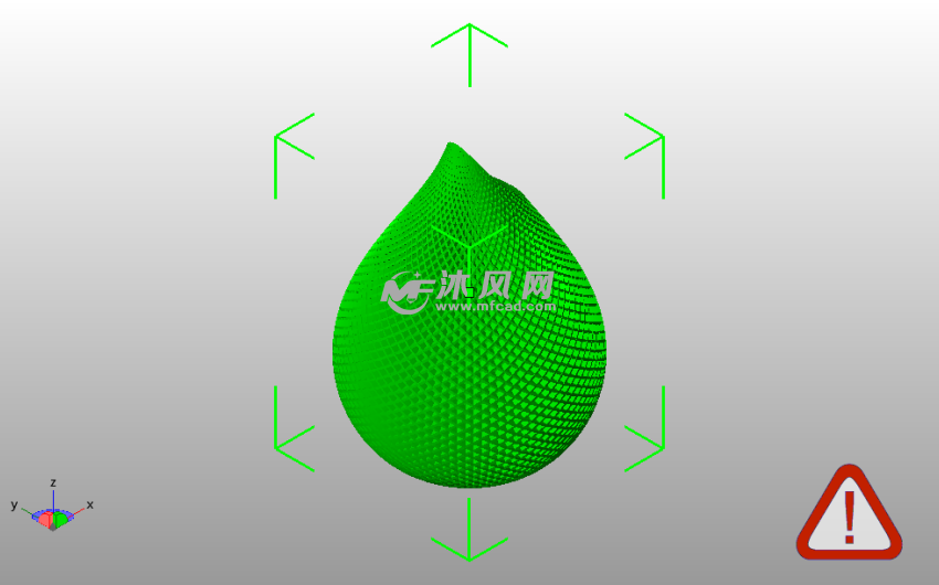 菱形北欧风花瓶斜视图