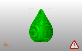 菱形北欧风花瓶主视图