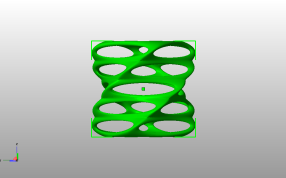 螺旋镂空烛灯罩侧视图