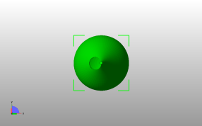 平面北欧风花瓶俯视图