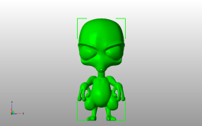 外星人模型主视图