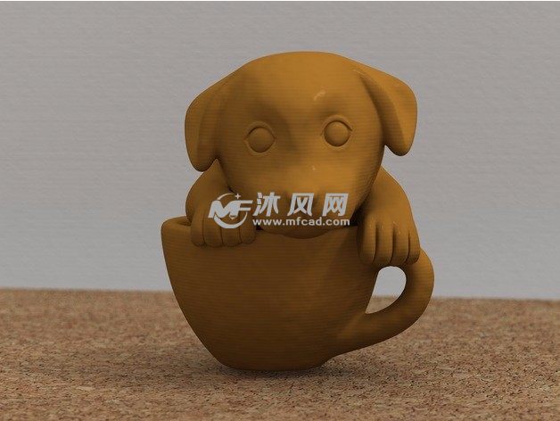 碗中的小狗效果图