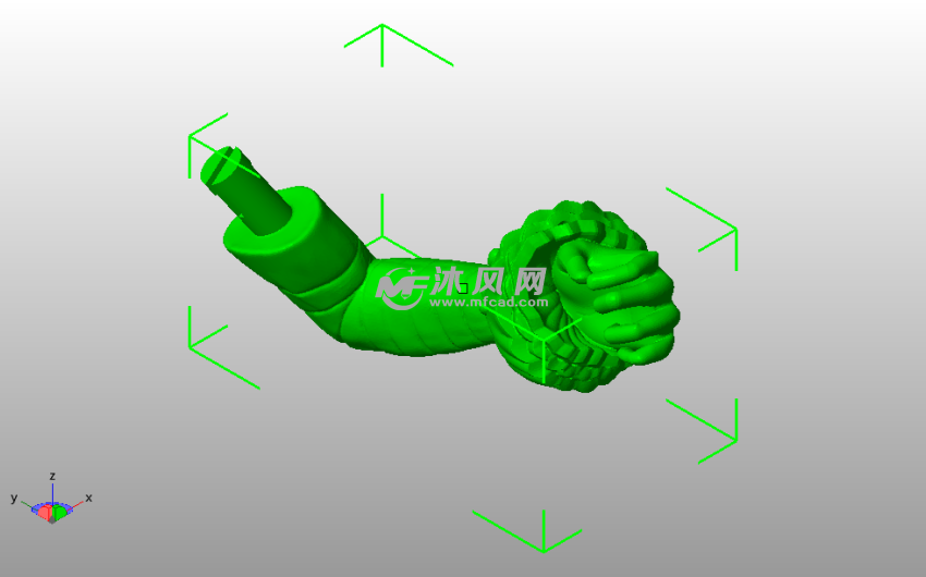 小丑人物雕像手臂