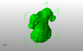 小丑人物雕像身体