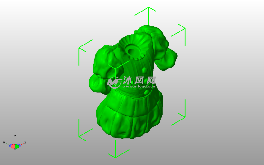 小丑人物雕像身体