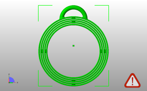 圣诞节装饰小球俯视图