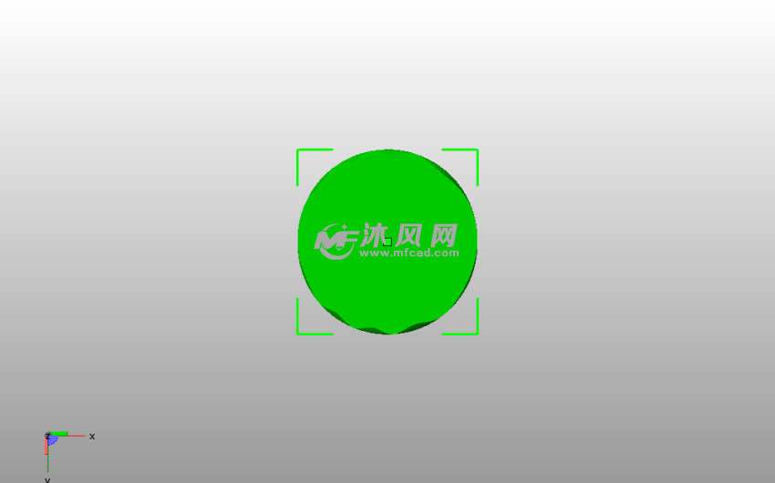  水纹圆形花瓶底视图