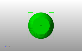 水纹胖墩花瓶底视图