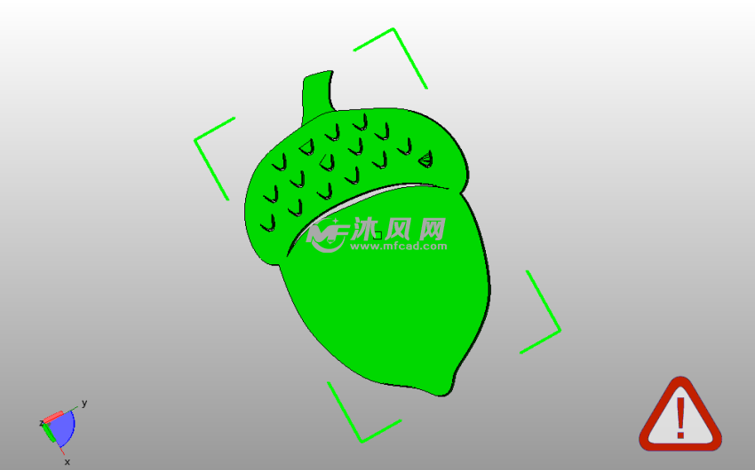 感恩节2D墙贴橡子