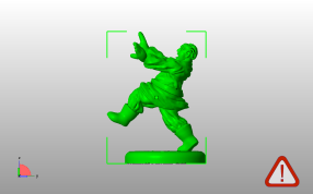 惊慌失措的农民侧视图