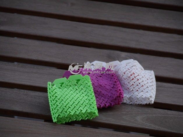 链子钱包模型褶皱状态