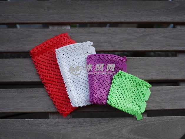 链子钱包模型俯视图