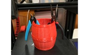 木水桶笔筒实物图装笔