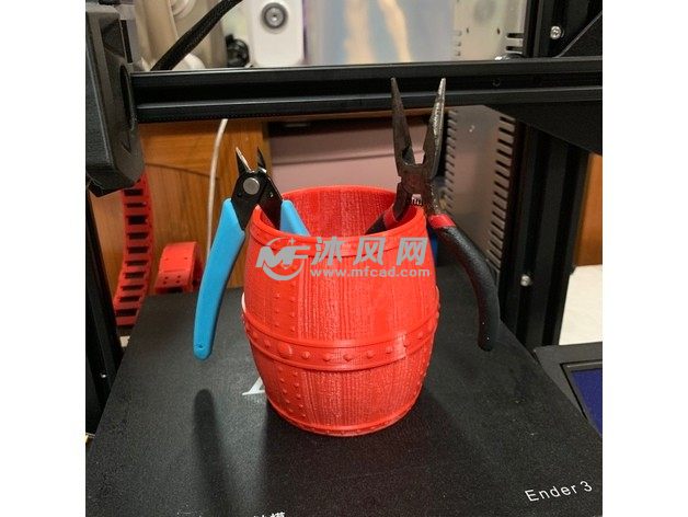 木水桶笔筒实物图装笔