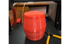 木水桶笔筒实物图