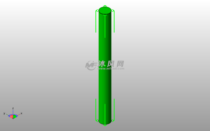 牙刷架模型支棍