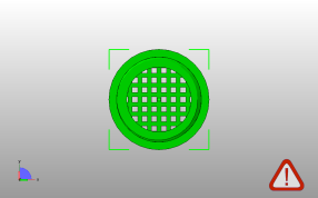 镂空料粒容器俯视图