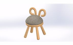  小绵羊椅子小挂桶