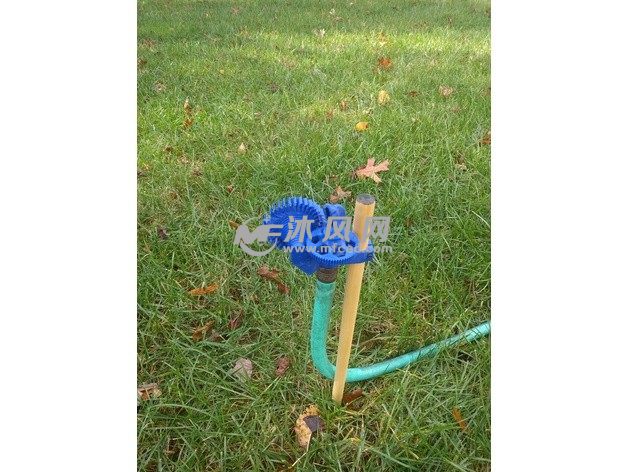 垂直旋转喷水器未开水