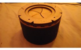 A4纸切片盒子斜视图