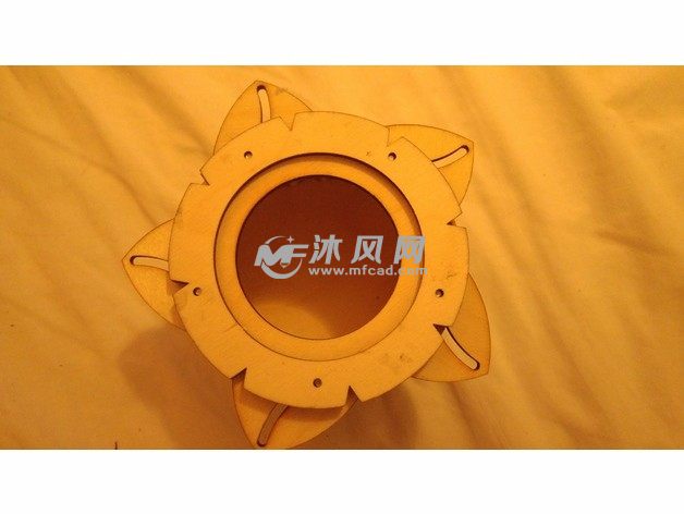 A4纸切片盒子打开盒子