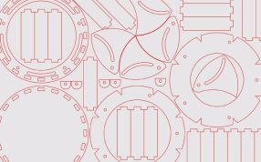 A4纸切片盒子零件图