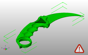 CS GO 小刀斜视图