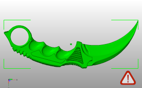 CS GO 小刀俯视图