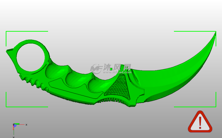 CS GO 小刀俯视图