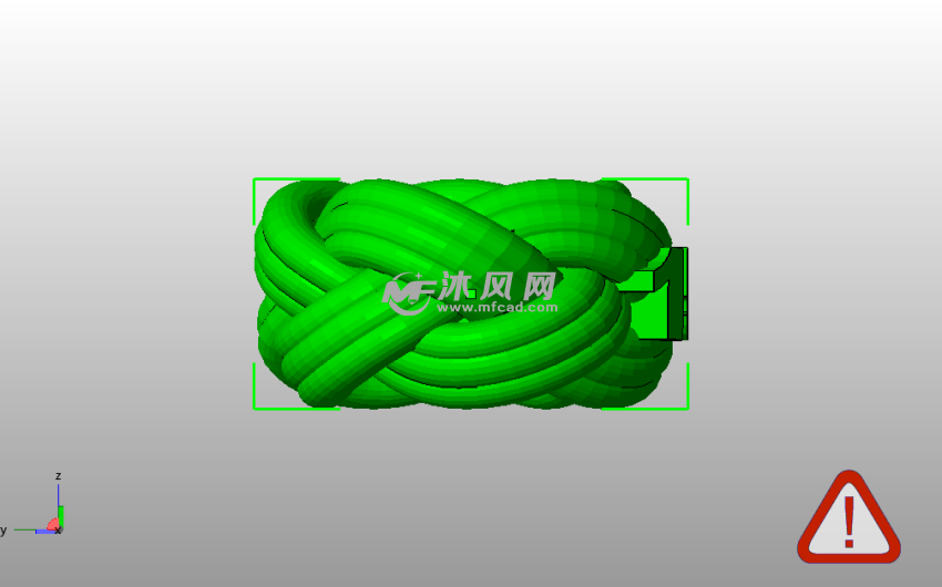 T54围巾模型侧视图