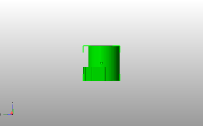 厨房卷纸架主视图