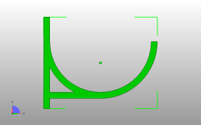  垃圾袋支架侧视图