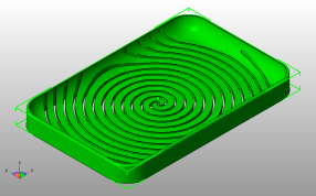 螺旋底肥皂盒露盖斜视图