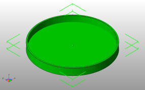 水杯杯垫模型底座