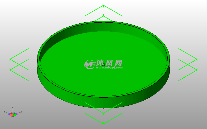 水杯杯垫模型底座