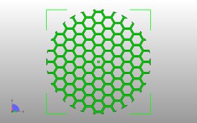 水杯杯垫模型格栅俯视图