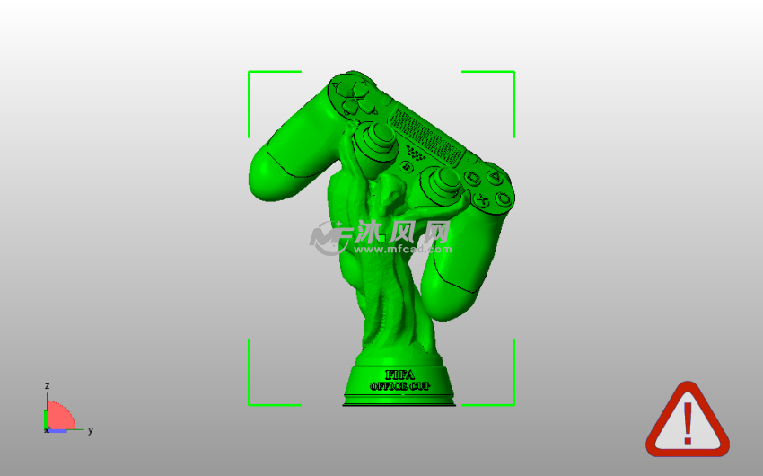 PS4手柄支架主视图