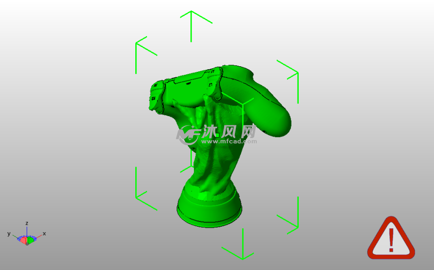 PS4手柄支架斜视图