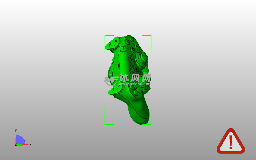 PS4手柄支架俯视图