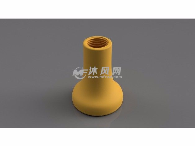 简易淋浴头主视图