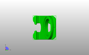 苹果X手机支架俯视图