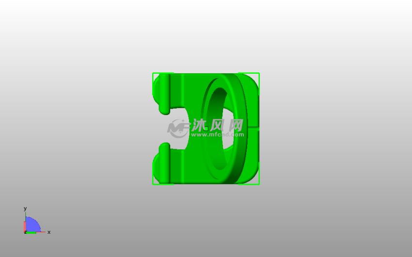 苹果X手机支架俯视图