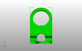 苹果X手机支架主视图