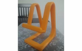 手机支架模型斜视图